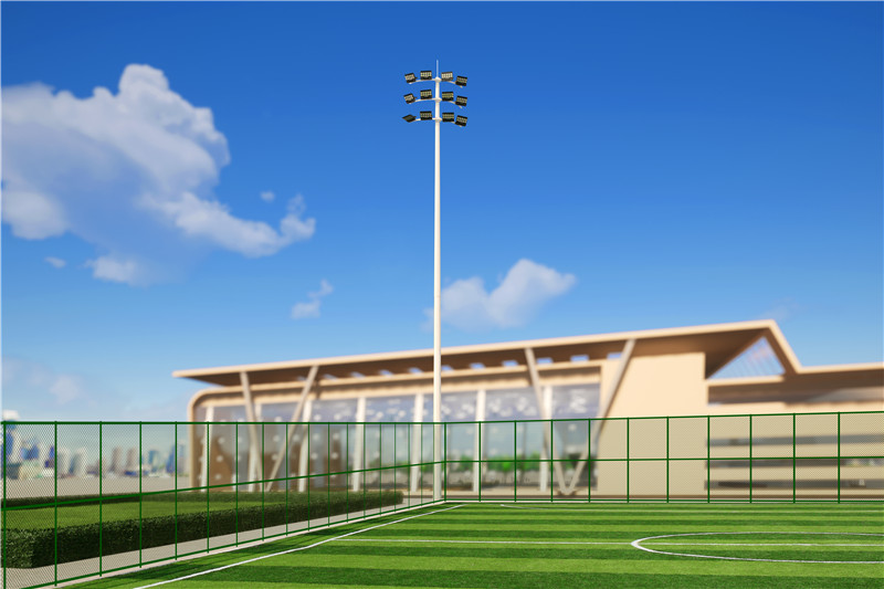 名称：足球场灯杆高杆灯